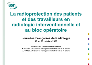 La radioprotection des patients et des travailleurs en radiologie