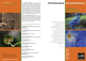 psychologie biodynamique