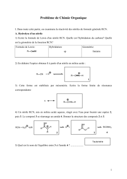 rencontres de chimie organique