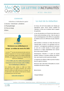 N°151 - Mai 2015 - OMEDIT Bretagne