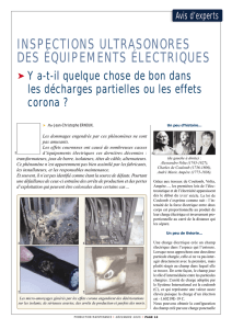 inspections ultrasonores des équipements électriques