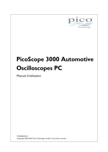 PicoScope 3000 Series Automotive PC Oscilloscopes