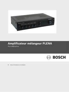 Amplificateur mélangeur PLENA