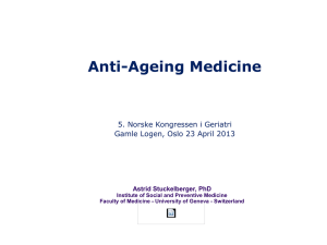 Anti-Ageing Medicine