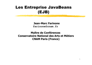 Les Entreprise JavaBeans (EJB)