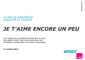 Publicité et Société 2013