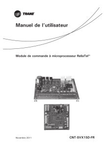 Module de commande a microprocesseur ReliaTel / Manuel