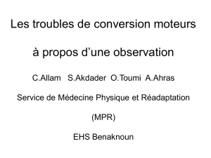 C 34 en pdf - Société Algérienne de Médecine Physique et