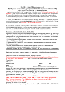 Bulletin d`inscription examen oculaire 24 septembre 2016 à Châlons