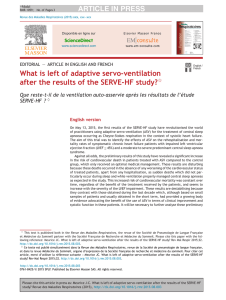 What is left of adaptive servo-ventilation after the results of the