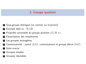 3. Groupe quotient - UTC