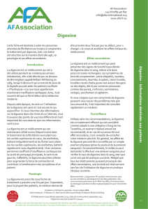 AFA FR - Digoxin Information Sheet.indd