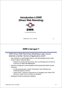 Introduction à DWR (Direct Web Remoting)