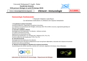 d`Immunologie part1 - Faculté des Sciences de Rabat
