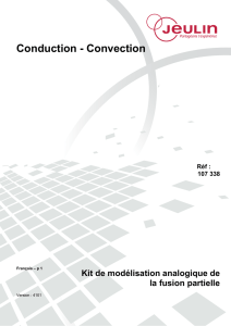 Conduction - Convection