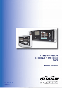 Centrale de mesure numérique et analogique MX43