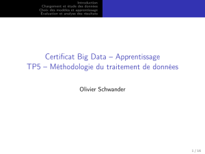 Certificat Big Data – Apprentissage TP5 – Méthodologie du