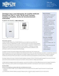 Onduleur tour Line-Interactive de qualité médicale SmartPro® 230 V