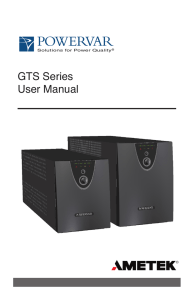 GTS Series User Manual