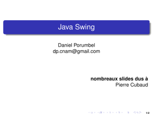 Java Swing - Cedric/CNAM