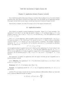 MAT 253: Introduction `a l`alg`ebre linéaire (II) Chapitre V