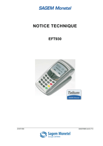 Notice technique EFT930