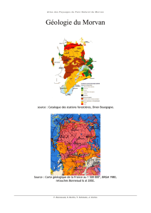Géologie du Morvan - L`atlas des paysages