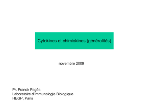 DU les cytokines et recepteurs 2009++ (FP)