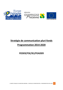 strategie de communication – programmation 2014-2020