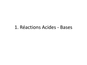 1.1. Réactions acide-base