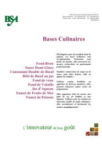 Bases culinaires
