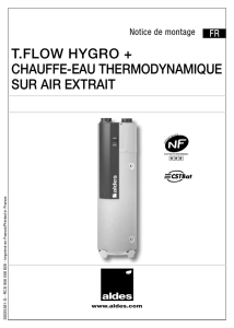 t.flow hygro + chauffe-eau thermodynamique sur air extrait