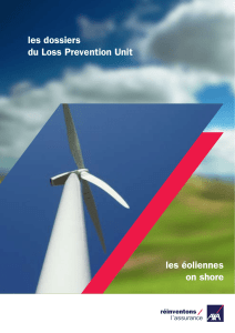 les dossiers du Loss Prevention Unit les éoliennes on shore