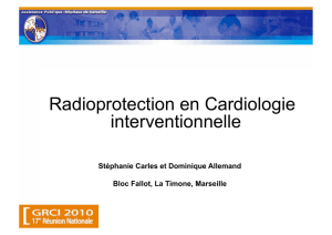 Radioprotection en Cardiologie interventionnelle