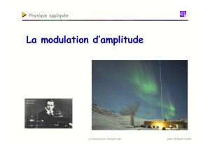 Modulation d`amplitude - TA