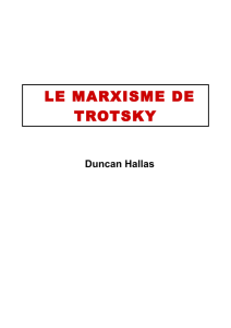 le marxisme de trotsky - Marxists Internet Archive