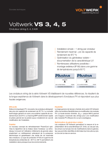 Voltwerk VS 3, 4, 5 - Bosch Solar Energy