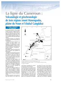 La ligne du Cameroun :