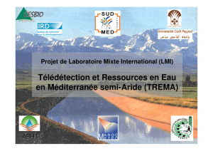 Télédétection et Ressources en Eau en Méditerranée