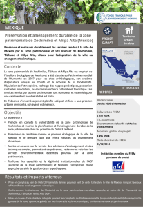 mexique - Fonds Français pour l`Environnement Mondial