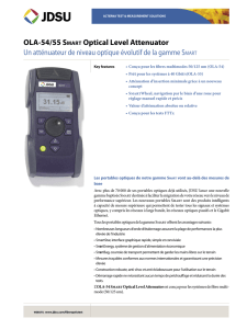 OLA-54/55 SMART Optical Level Attenuator Un atténuateur de