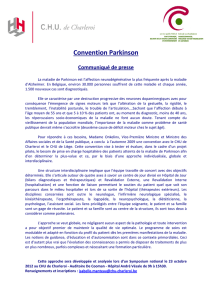 Symposium national de la Convention Parkinson en