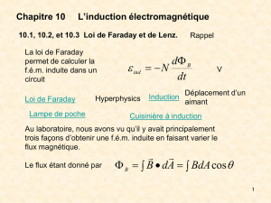 10.1 - 10.3 Induction électromagnétique