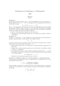 Introduction à la Statistique et à l`Économétrie 2013