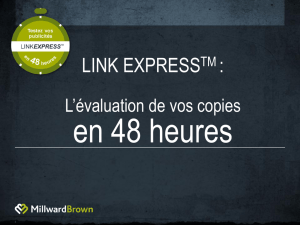 Link Express - Millward Brown
