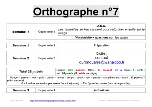 Orthographe n°7 - bla-bla cycle 3