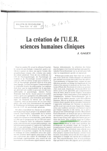 Jacques Gagey – Historique UFR, 1996