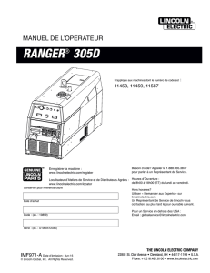 IMF971-A Ranger®305 D (CE).qxp_ IM893 Ranger305 D (CE)