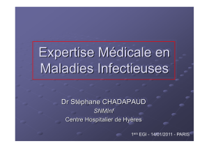 Expertise Médicale en Maladies Infectieuses