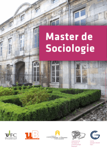 Master de Sociologie - Université de Franche